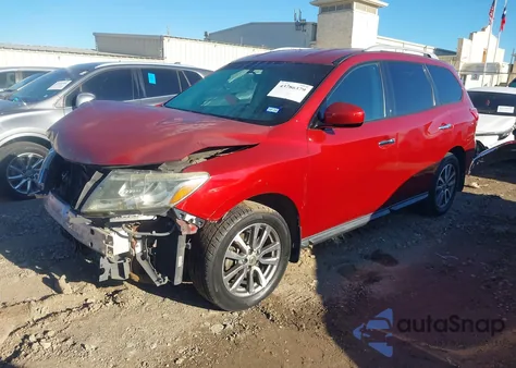 2015 Nissan Pathfinder S from USA, damaged, VIN 5N1AR2MN0FC664605